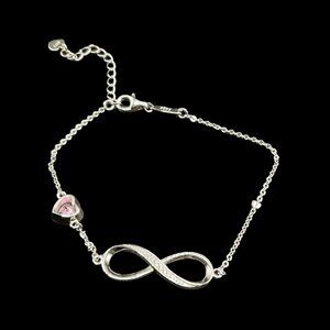 Sterling Silver Infinity Bracelet